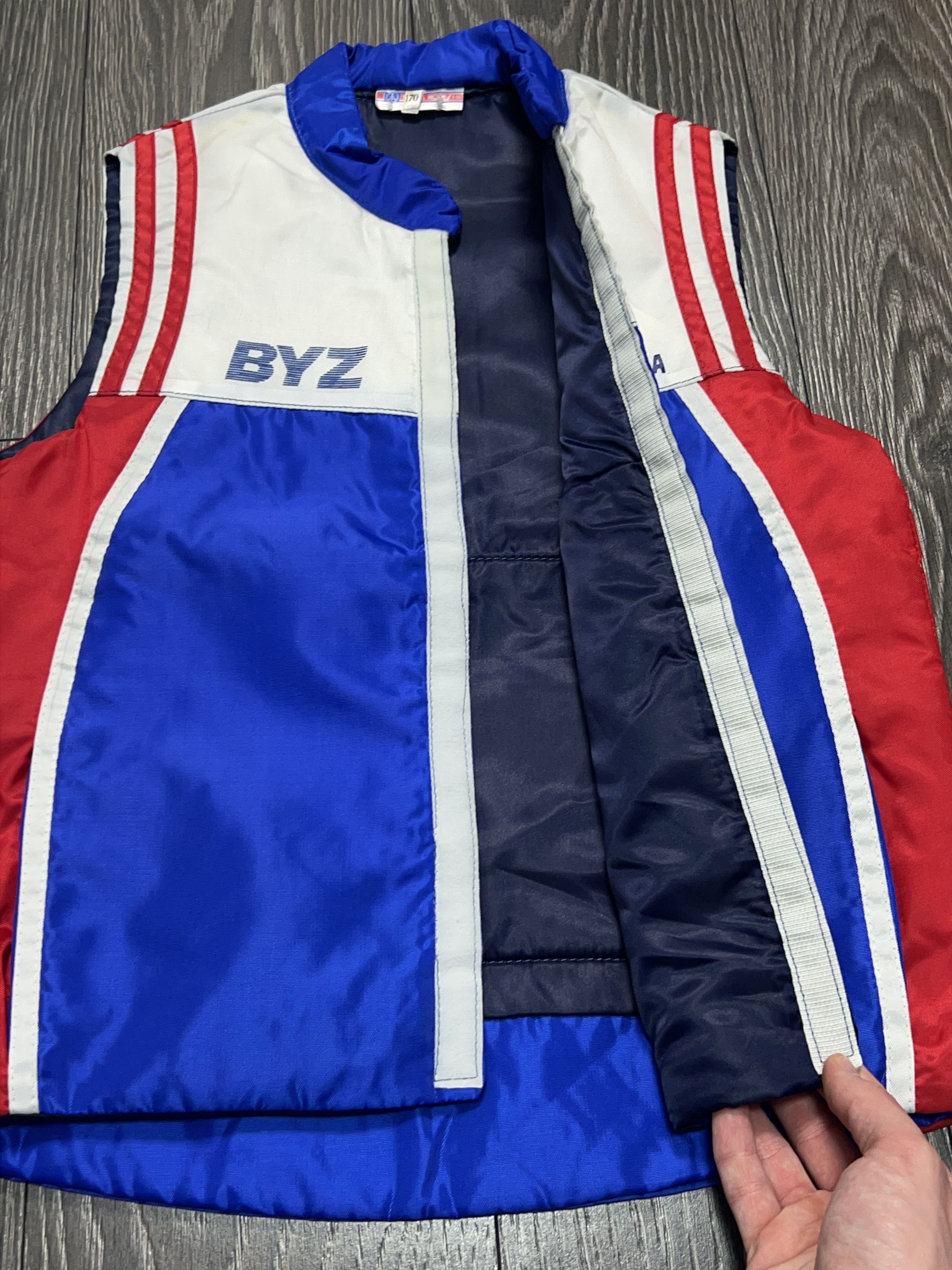 Yamaha Junior Kids Vintage BYZ Old School BMX Dirt Jump Gilet 170cm Size US XS / EU 42 / 0 - 10 Thumbnail