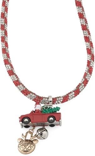 Betsey Johnson Betsey Johnson Holiday Christmas Santa Truck Necklace Size ONE SIZE - 2 Thumbnail