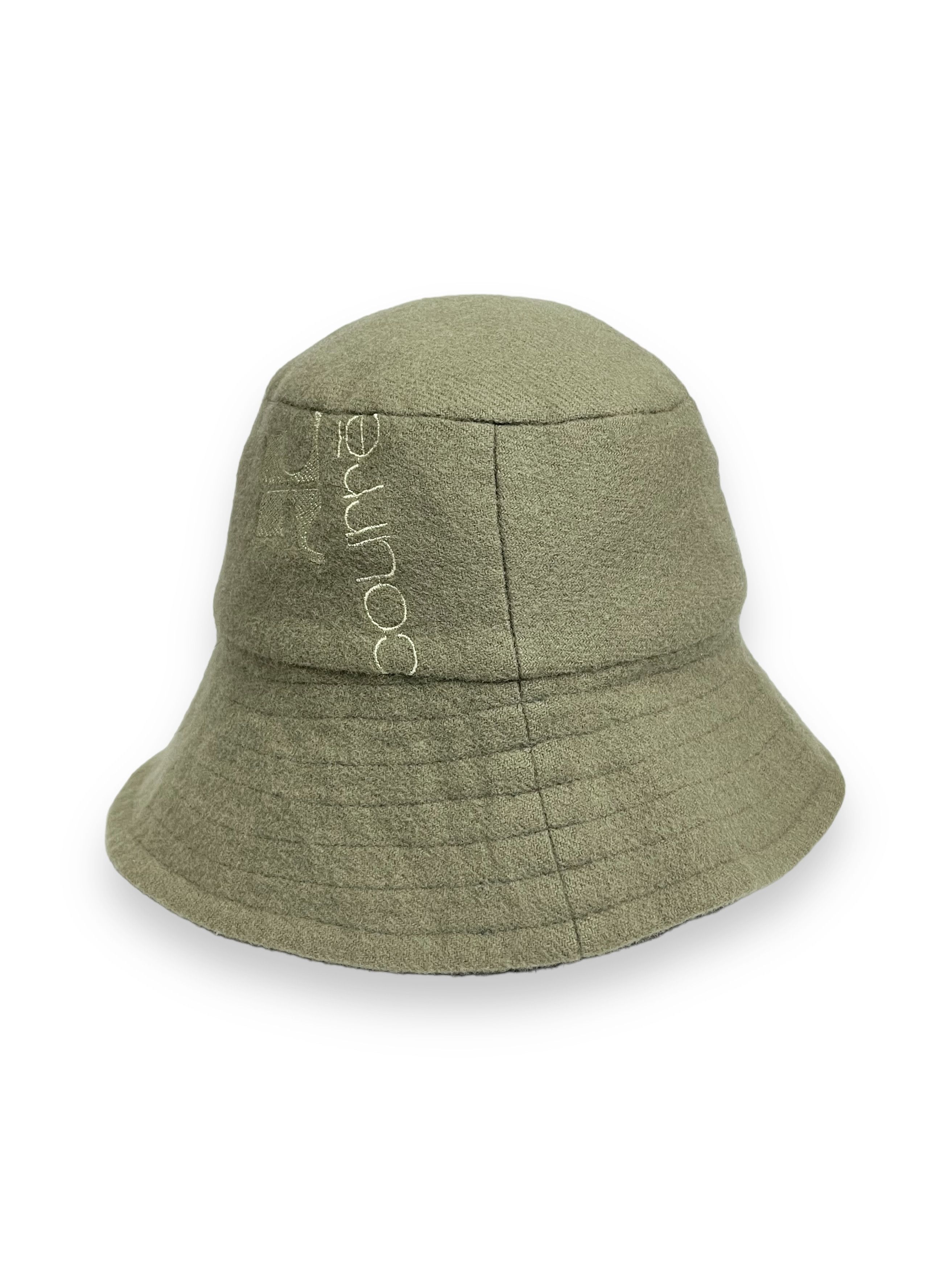 Courreges Vintage 80’s COURREGES Lambswool Bucket Hat Made In Italy Size ONE SIZE - 3 Thumbnail