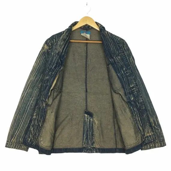 Katharine Hamnett London Katharine Hamnett London Distress Denim Jeans Jacket Boro Size L / US 10 / IT 46 - 3 Thumbnail