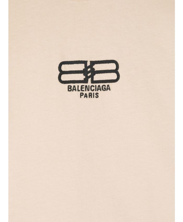 Balenciaga o1srvl11e1224 KIDS - BB Paris Icon T-Shirt in Beige Size US XXS / EU 40 - 3 Thumbnail
