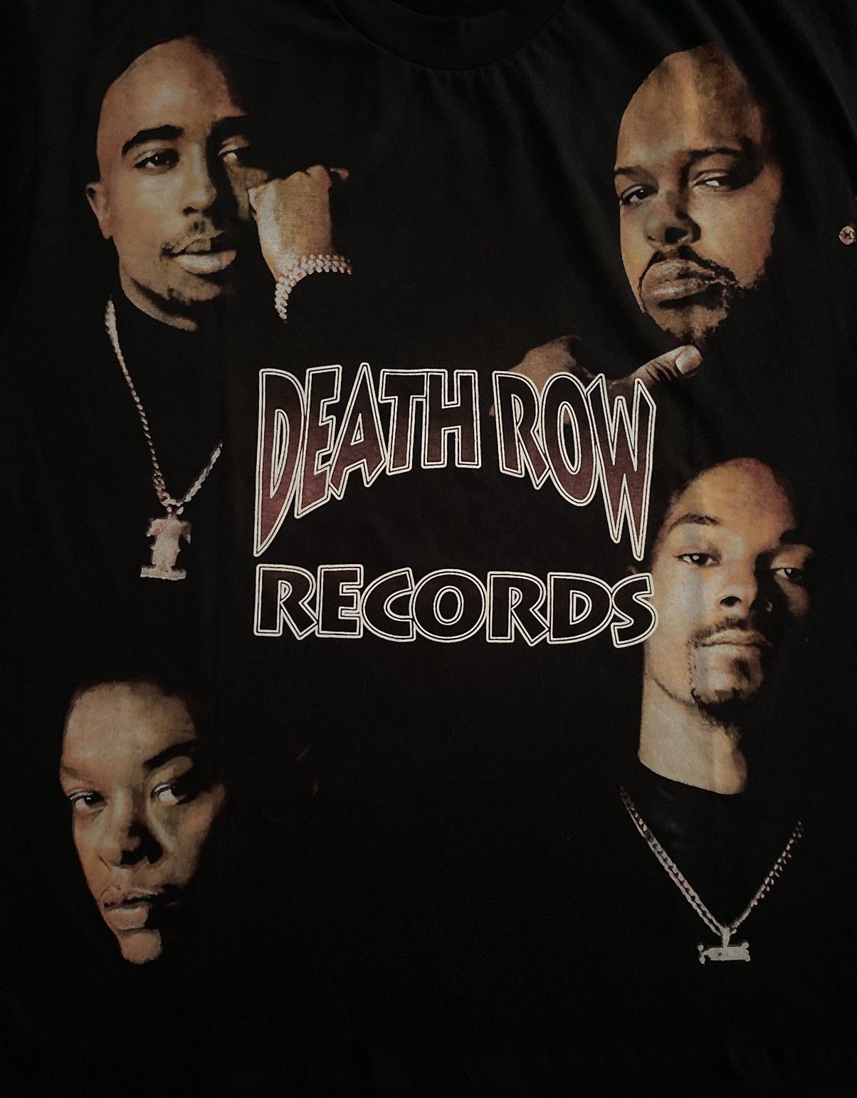 Vintage 🔥RARE🔥Death Row Record Snoop Dogg Tupac Dr.Dre Boot Tee | Grailed