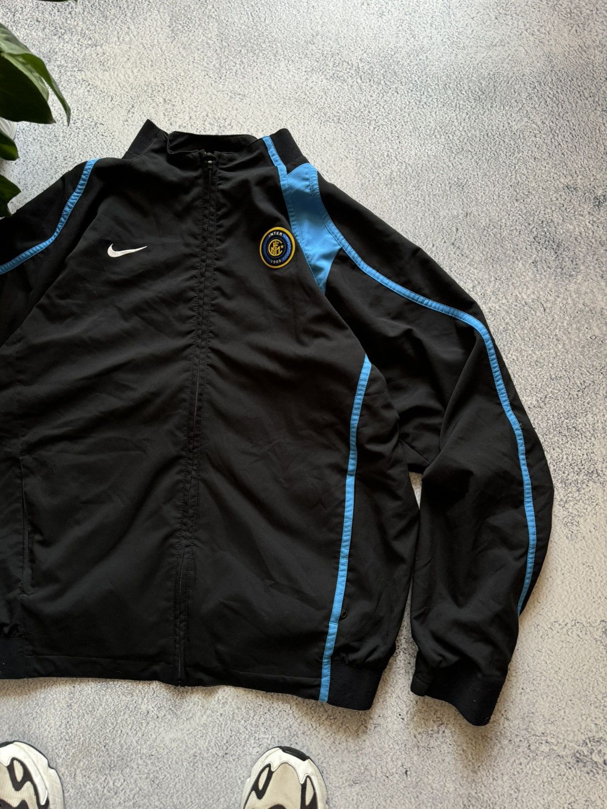 Nike × Vintage 2007 Inter Milan Nike Track Jacket vintage Training soccer Size US XL / EU 56 / 4 - 4 Thumbnail