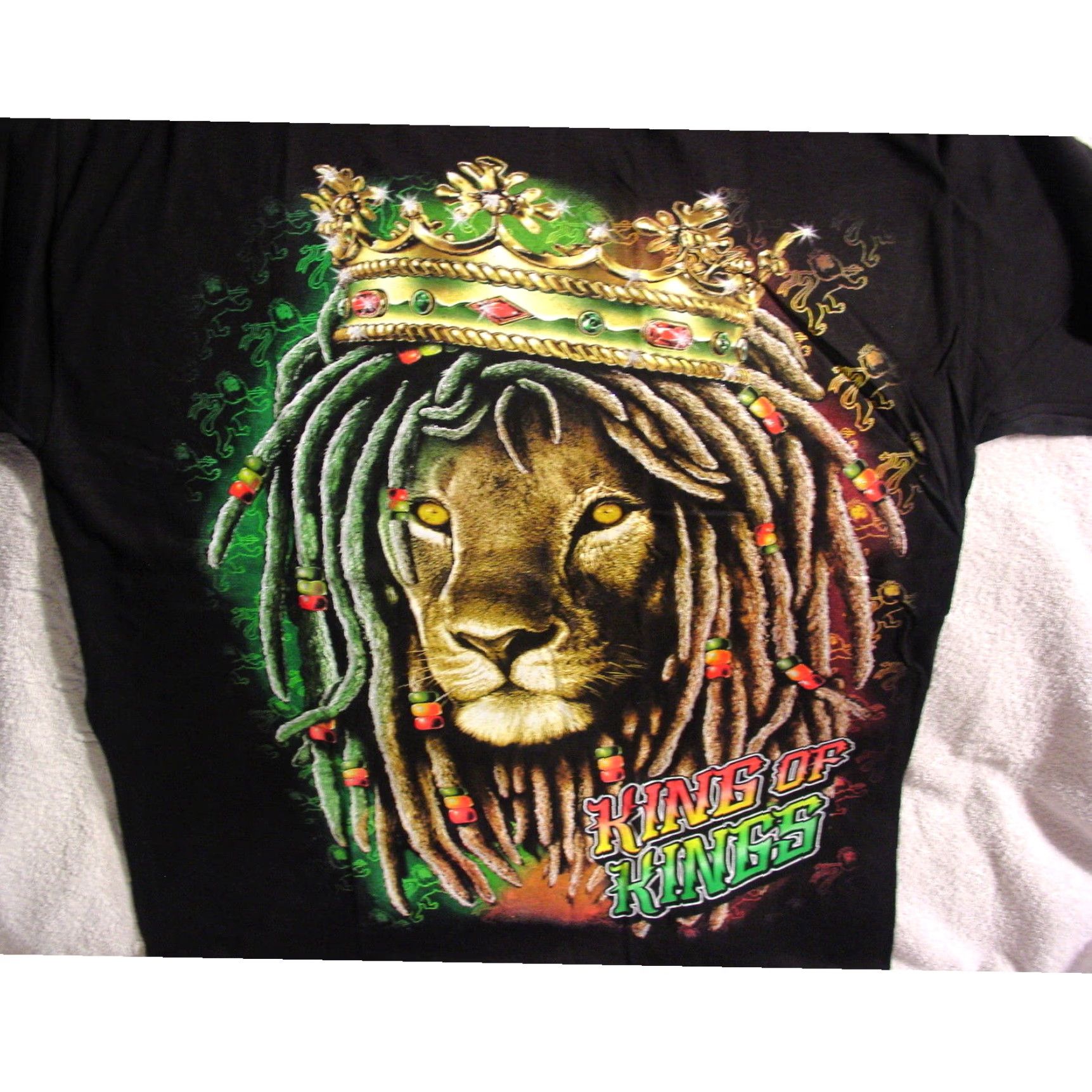 Vintage Lion Dreadlocks King Mens Extra Large XL T-Shirt Size US M / EU 48-50 / 2 - 2 Thumbnail