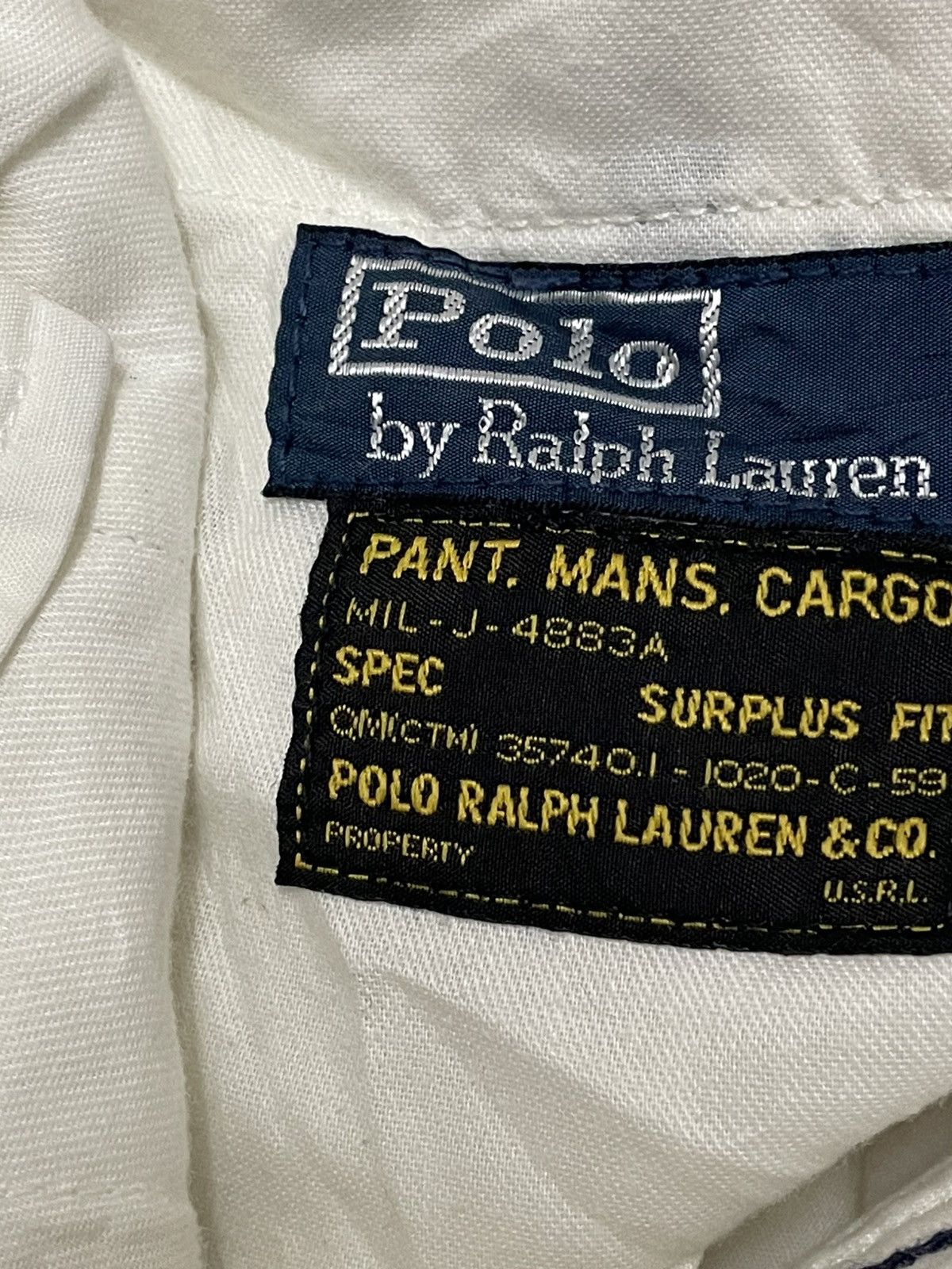 Polo Ralph Lauren Og 1990s Designer Polo Ralph Lauren Surplus Fit Cargo Pant Size US 34 / EU 50 - 17 Thumbnail