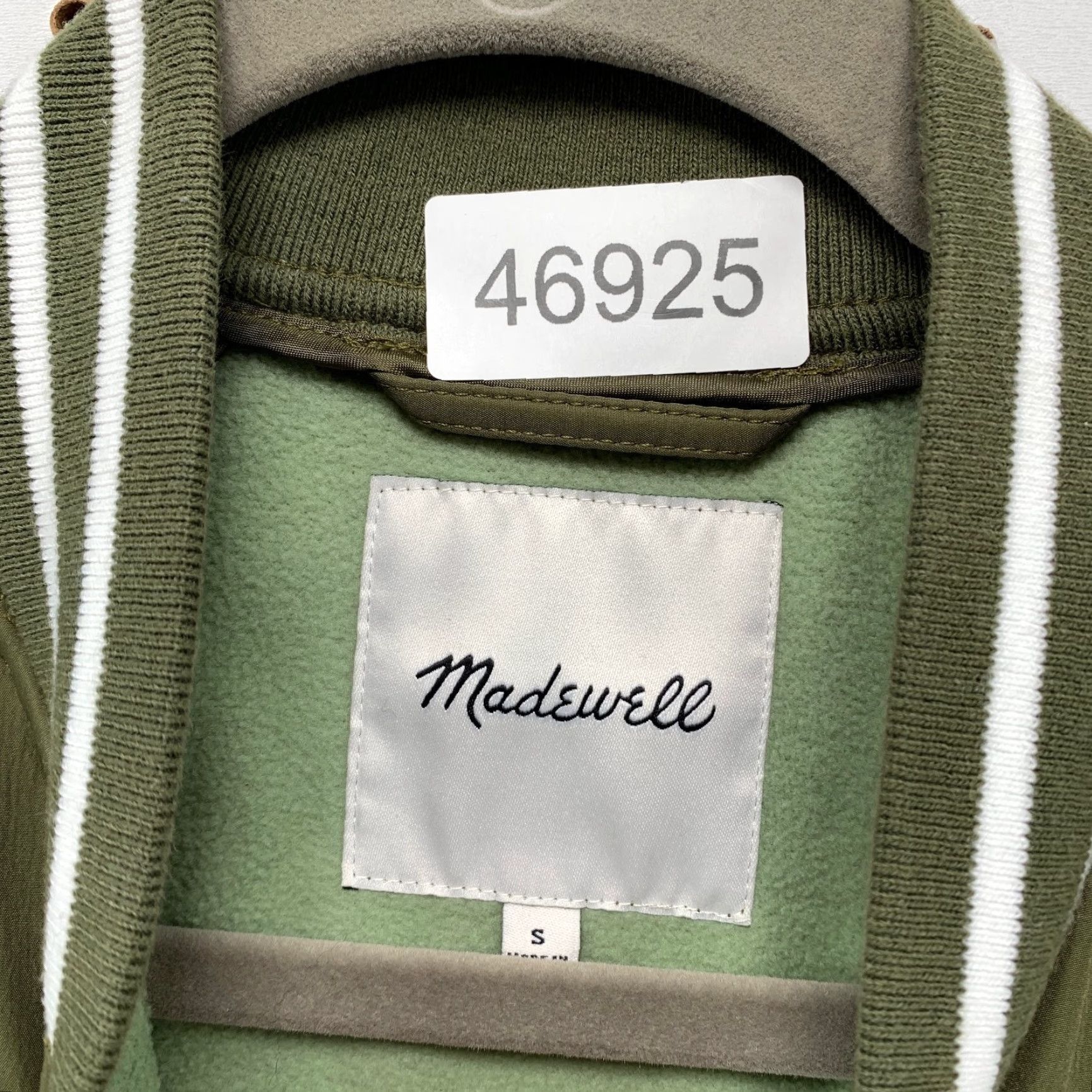 Madewell **Madewell Bomber Jacket Green Women's Small Lined Long Sleeve** User: Madewell Bomber Jacket Green Women's Small Lined Long Sleeve Size S / US 4 / IT 40 - 2 Thumbnail