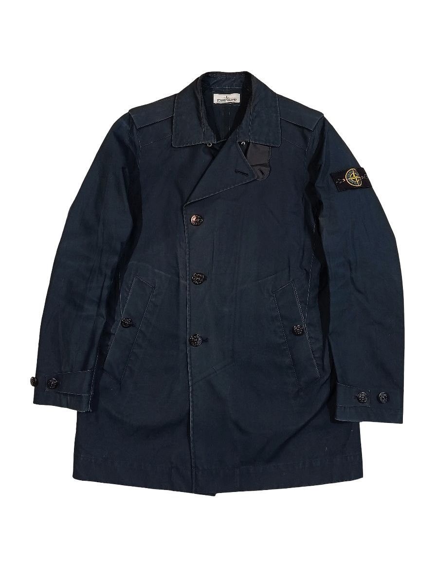 Stone Island Stone Island 2015 Tan 3L Performance Cotton Trench Coat Size US L / EU 52-54 / 3 - 1 Thumbnail