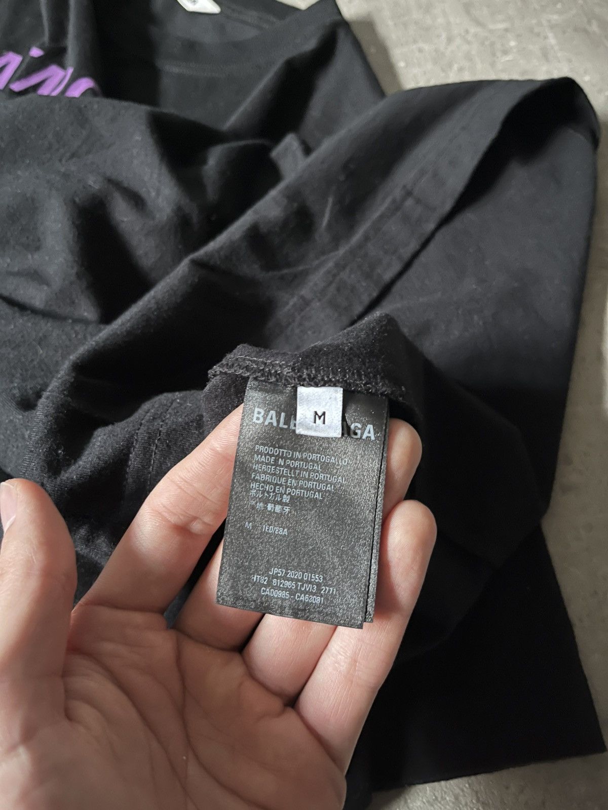 Balenciaga Balenciaga 7 Language black T-shirt Size US M / EU 48-50 / 2 - 8 Thumbnail