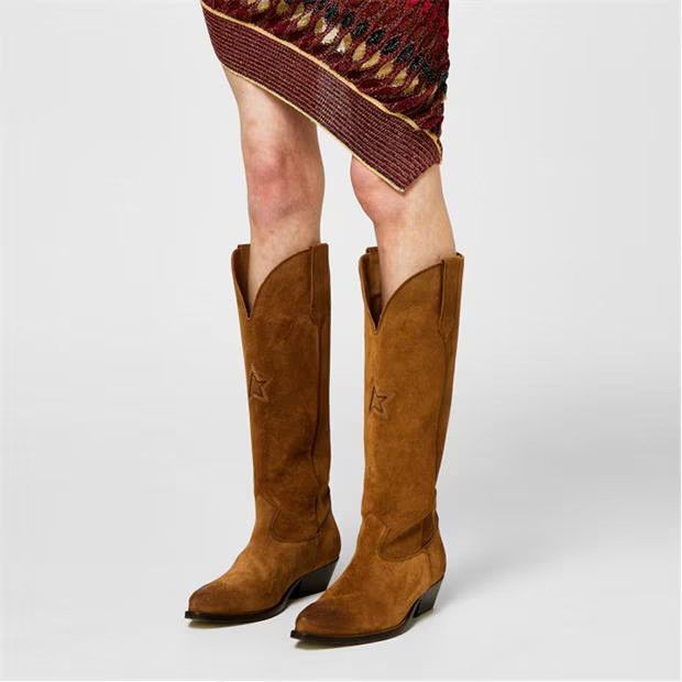 Golden Goose o1g2r1mq1024 Star Boots in Brown Size US 8 / IT 38 - 5 Thumbnail