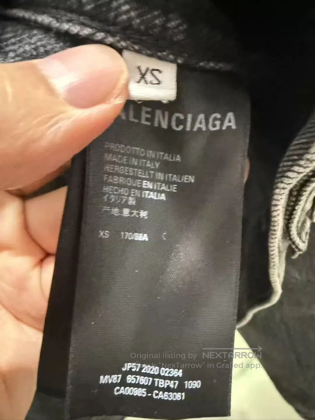 Balenciaga balenciaga dissolve smiley face denim jacket. Size US XS / EU 42 / 0 - 4 Thumbnail