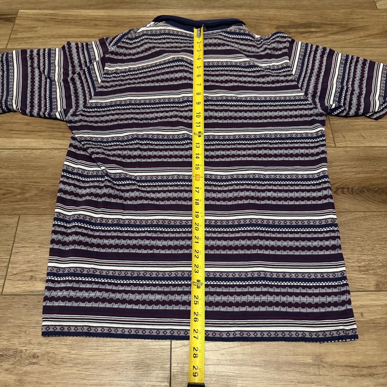 Other Vintage 90s Classics by Palmland Striped Polo Shirt Size US L / EU 52-54 / 3 - 6 Thumbnail
