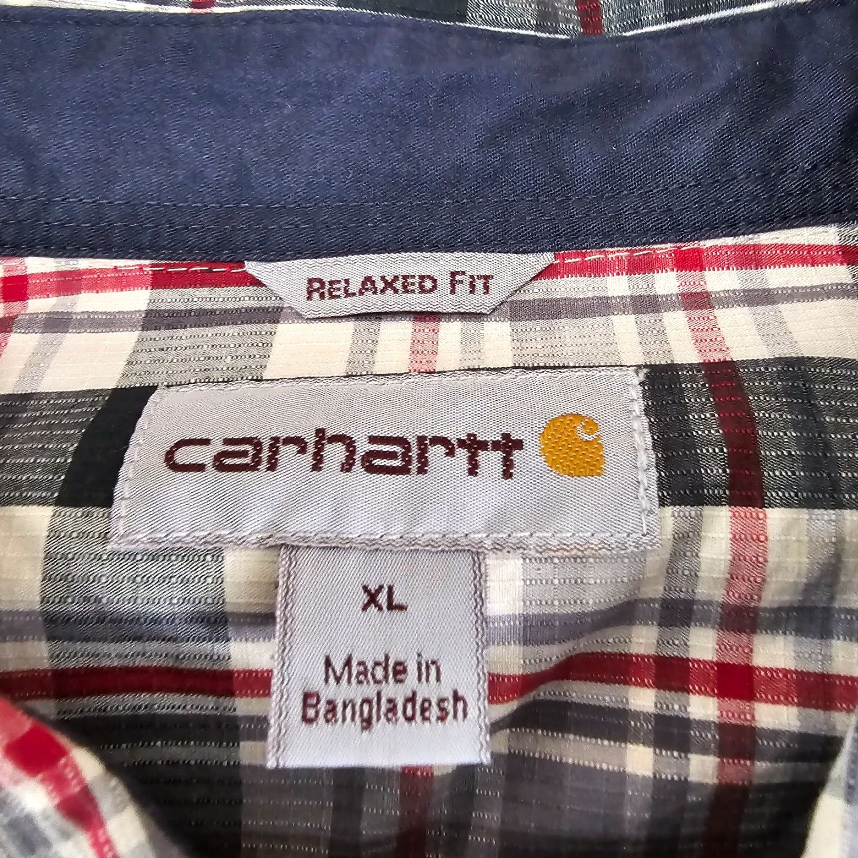 Carhartt Carhartt Shirt Mens XL Gray Check Relaxed Fit Button-Up Casual Workwear Shirt Size US XL / EU 56 / 4 - 4 Thumbnail