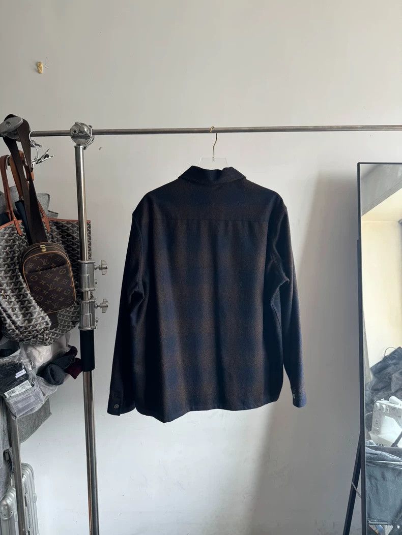 Our Legacy Our Legacy size48 A wool blended dark plaid shirt jacket Size US M / EU 48-50 / 2 - 2 Thumbnail