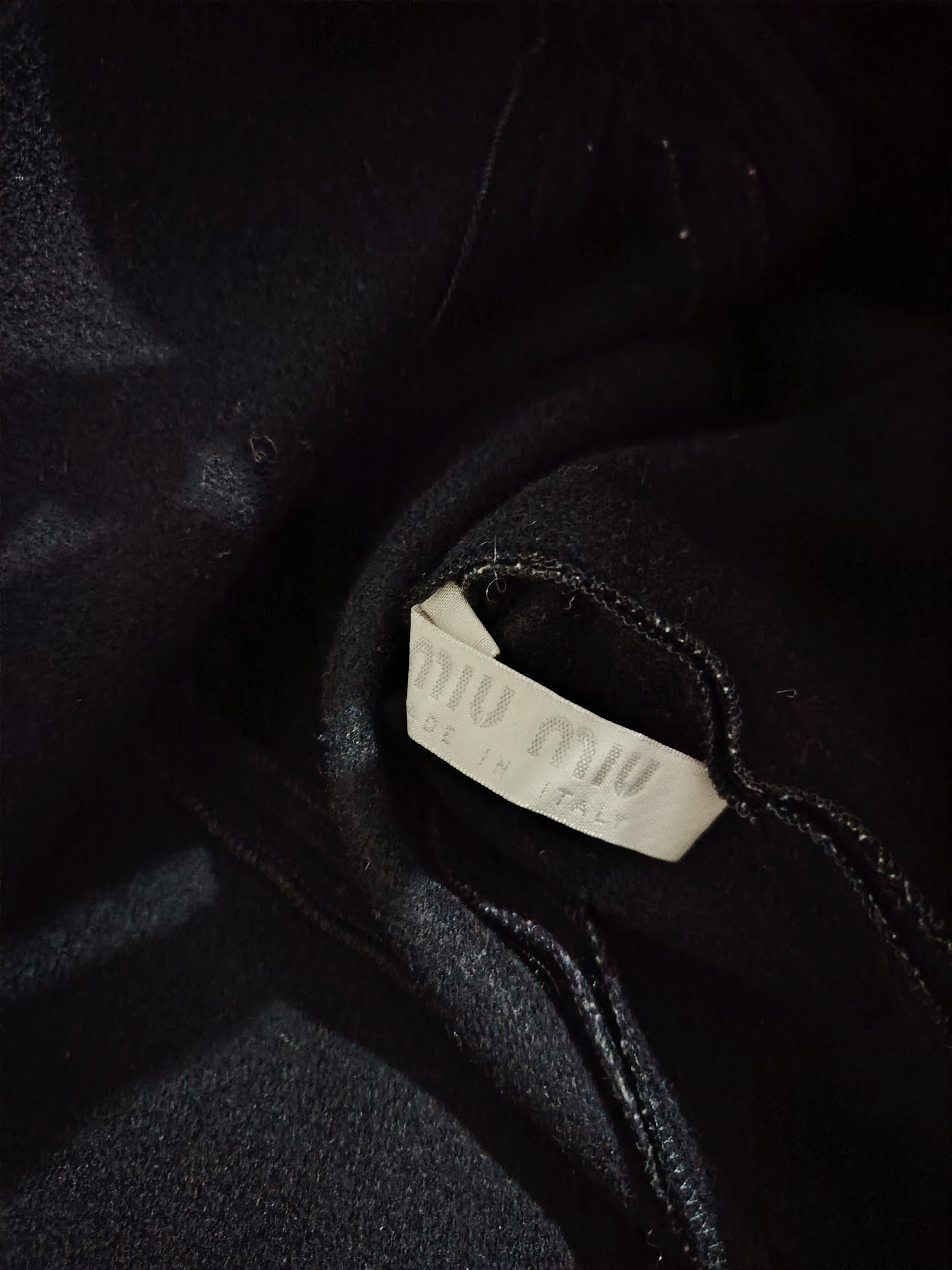 Miu Miu MIU MIU - PRADA - 90's - Archive - Wool Mini Dress Size XS / US 0-2 / IT 36-38 - 3 Thumbnail