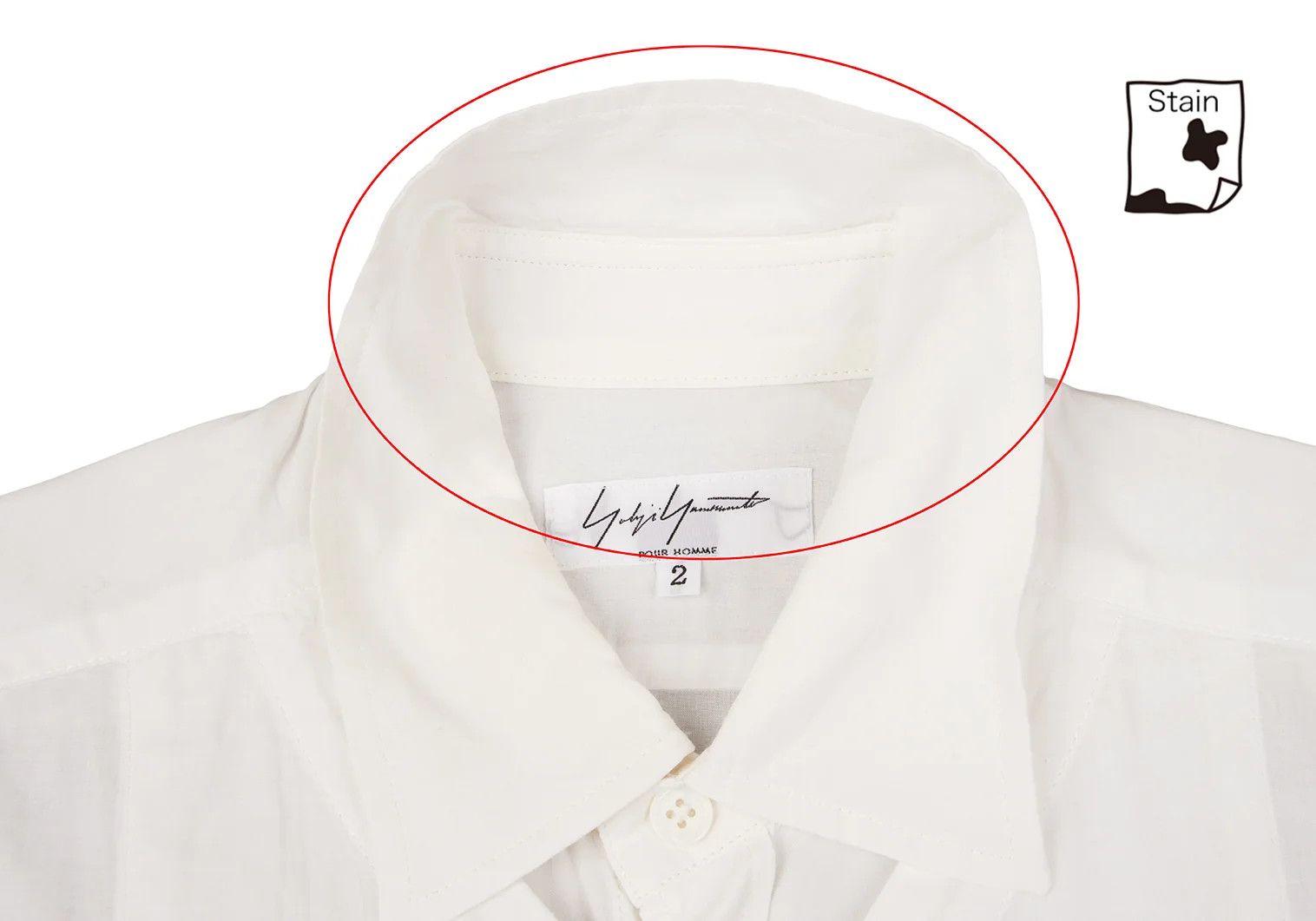 Yohji Yamamoto Yohji Yamamoto Cotton Double Design Short-Sleeve Shirt Size US M / EU 48-50 / 2 - 5 Thumbnail