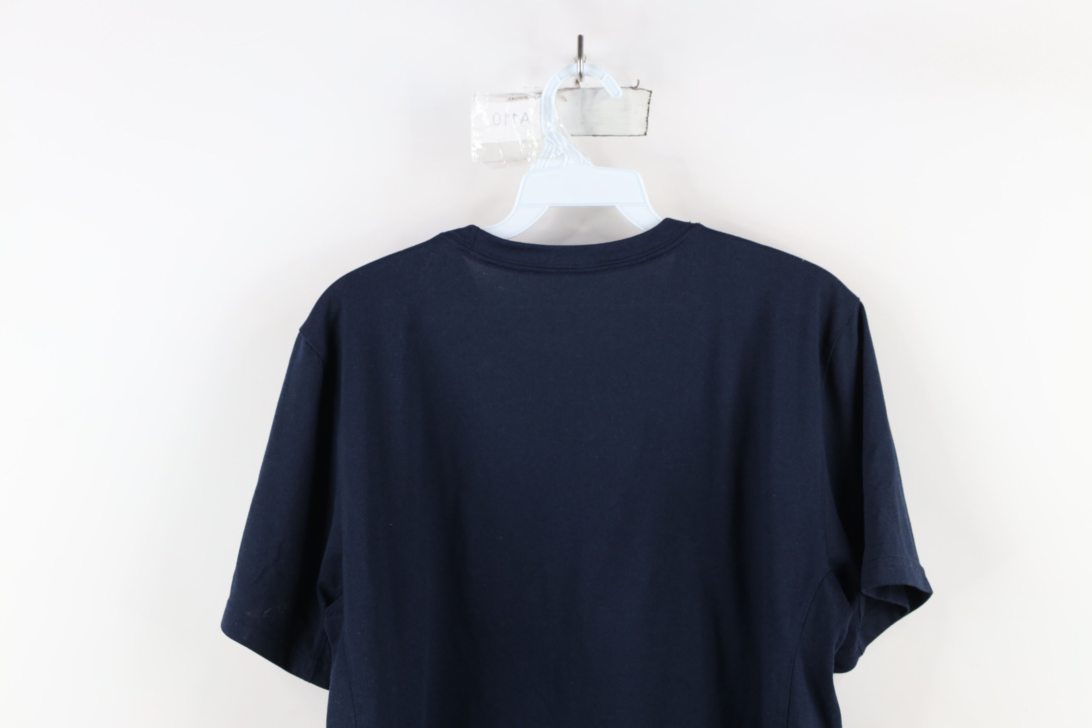 Nike × Vintage Y2K Nike Travis Scott Mini Swoosh Running Gym T-Shirt Blue Size US M / EU 48-50 / 2 - 11 Thumbnail