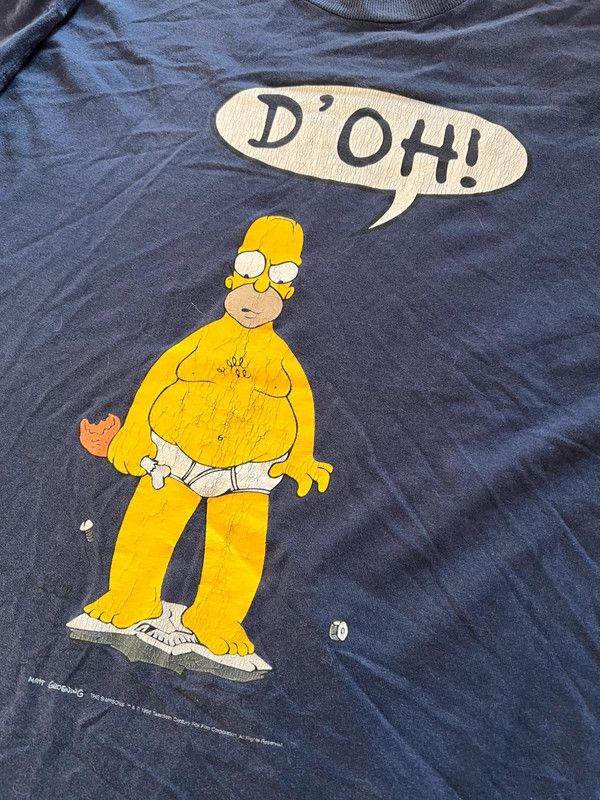 The Simpsons tshirt the simpsons Doh 1996 tee grail rare vintage Size US L / EU 52-54 / 3 - 3 Thumbnail