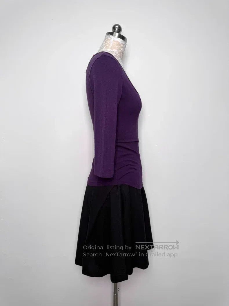 Vivienne Westwood Vivienne Westwood Purple Seven-Quarter Sleeve Top Size L / US 10 / IT 46 - 3 Thumbnail