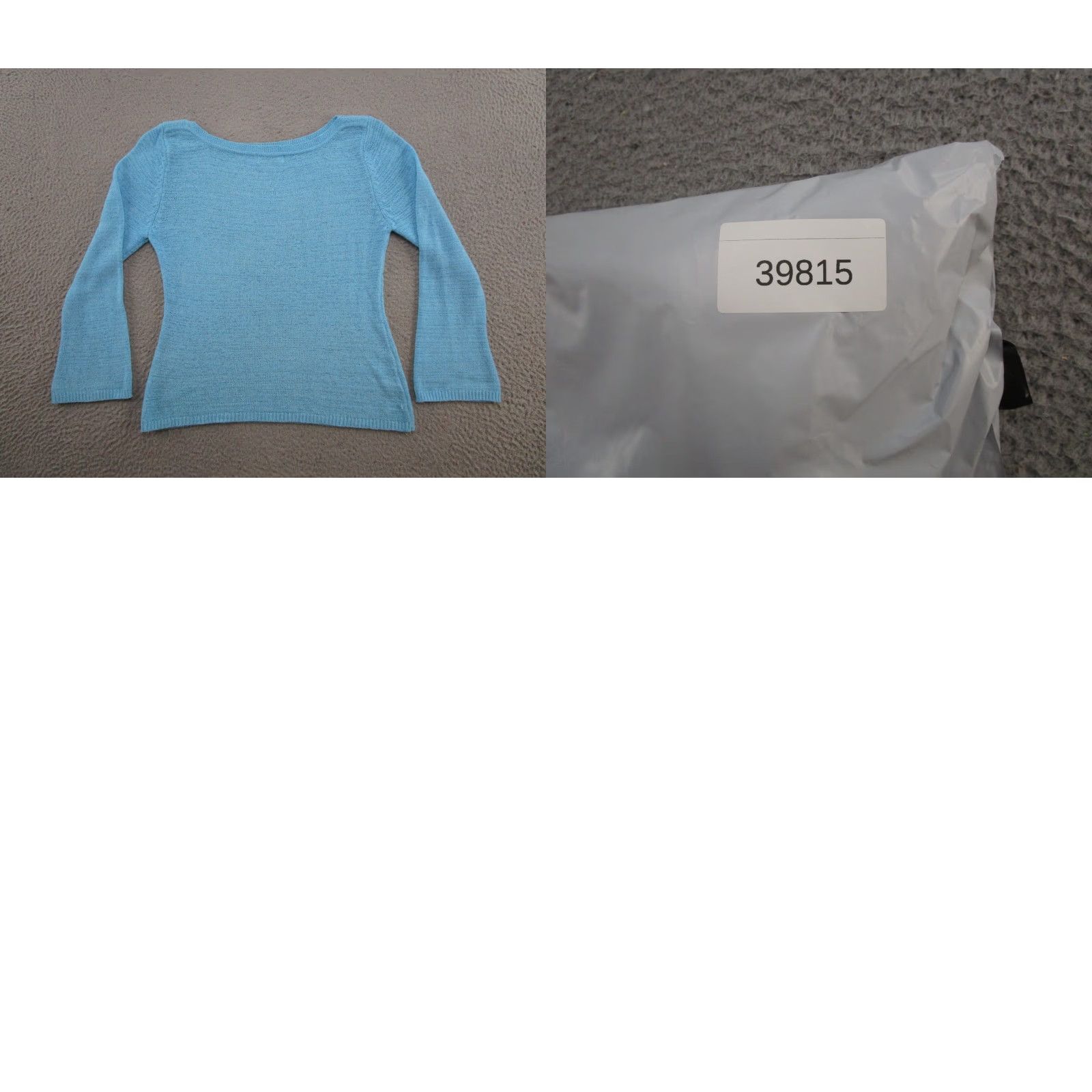 Vintage VINTAGE Moda Piu Italy Made Art to Wear Pullover Knit Sweater Womens L Blue 90s Mens Womens Boys Girls 90s Pullover Knit Sweater Size L / US 10 / IT 46 - 8 Thumbnail