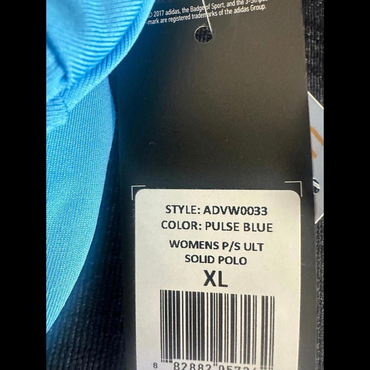 Adidas New Womens Pulse Blue Adidas Size XL / US 12-14 / IT 48-50 - 2 Thumbnail