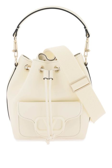 Valentino Garavani Valentino Garavani Leather Locò Bucket Bag | Grailed