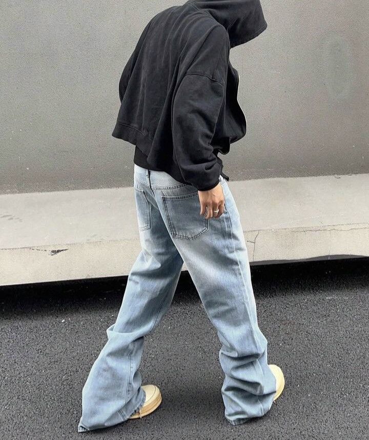 Jean Horiuchi x zai Stacked Denim Jeans Drip Hip Hop Size US 35 - 1 Thumbnail