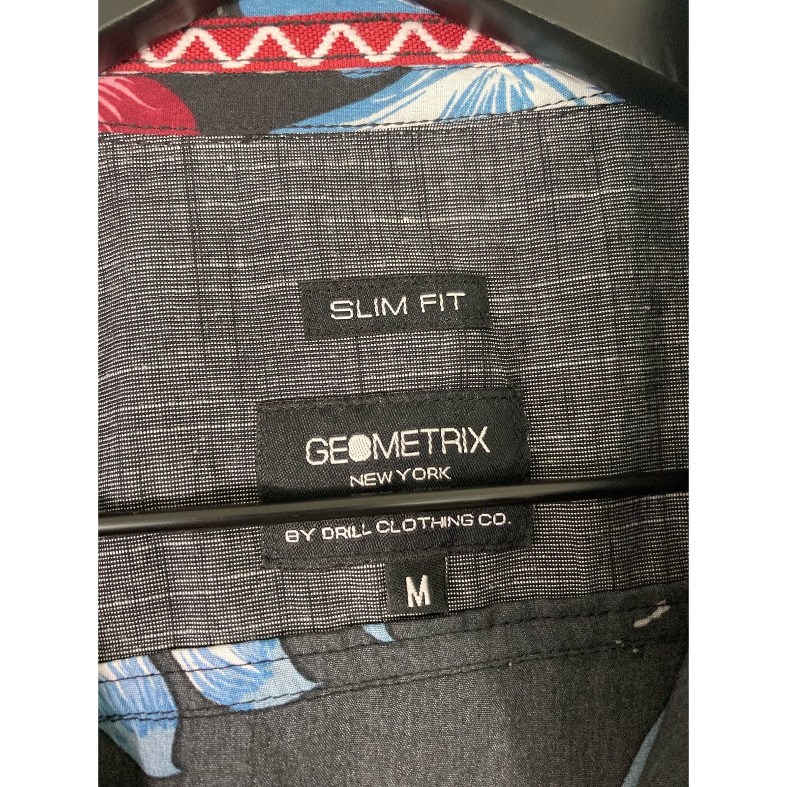 Other Geometrix NYC Floral Print Blouse M Women's Slim Fit Chic Size M / US 6-8 / IT 42-44 - 3 Thumbnail