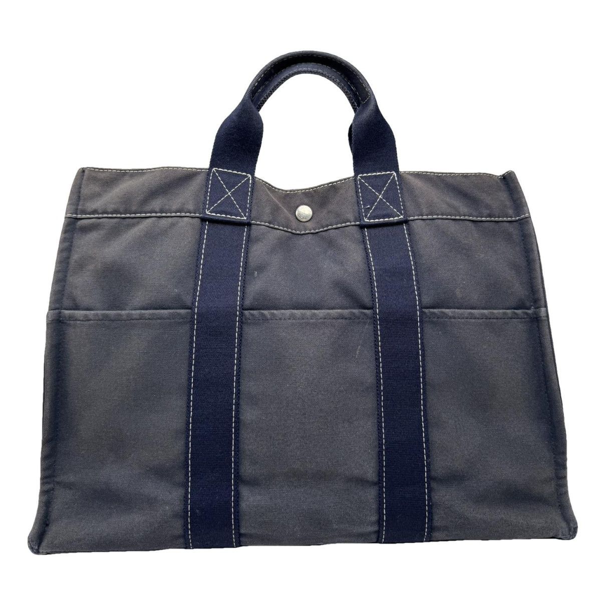 Other Hermès Blue Cotton Handbag Size ONE SIZE - 1 Thumbnail