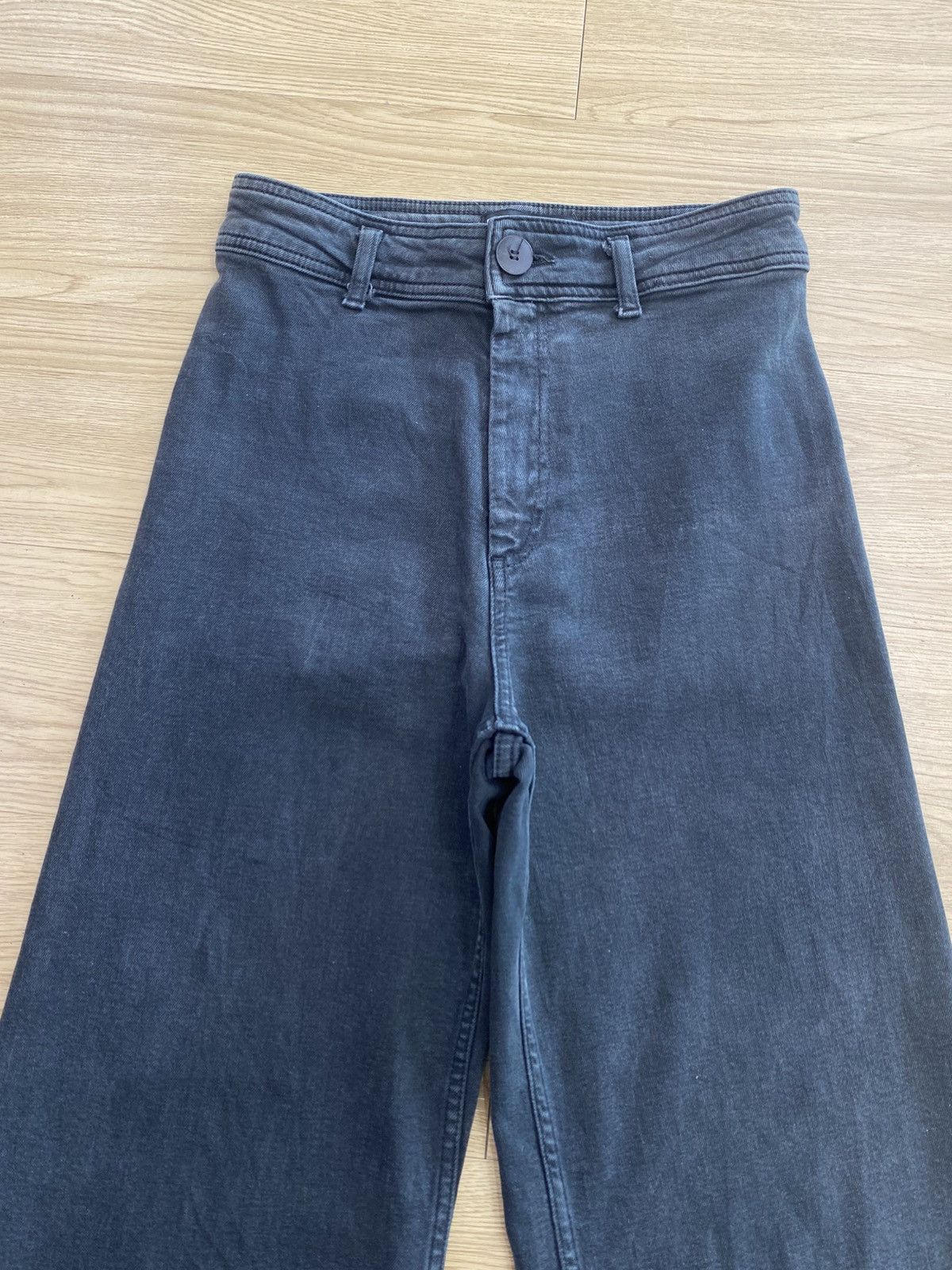 Zara ZARA Baggy Style Hairy Leg Denim Size US 26 / EU 42 - 2 Thumbnail