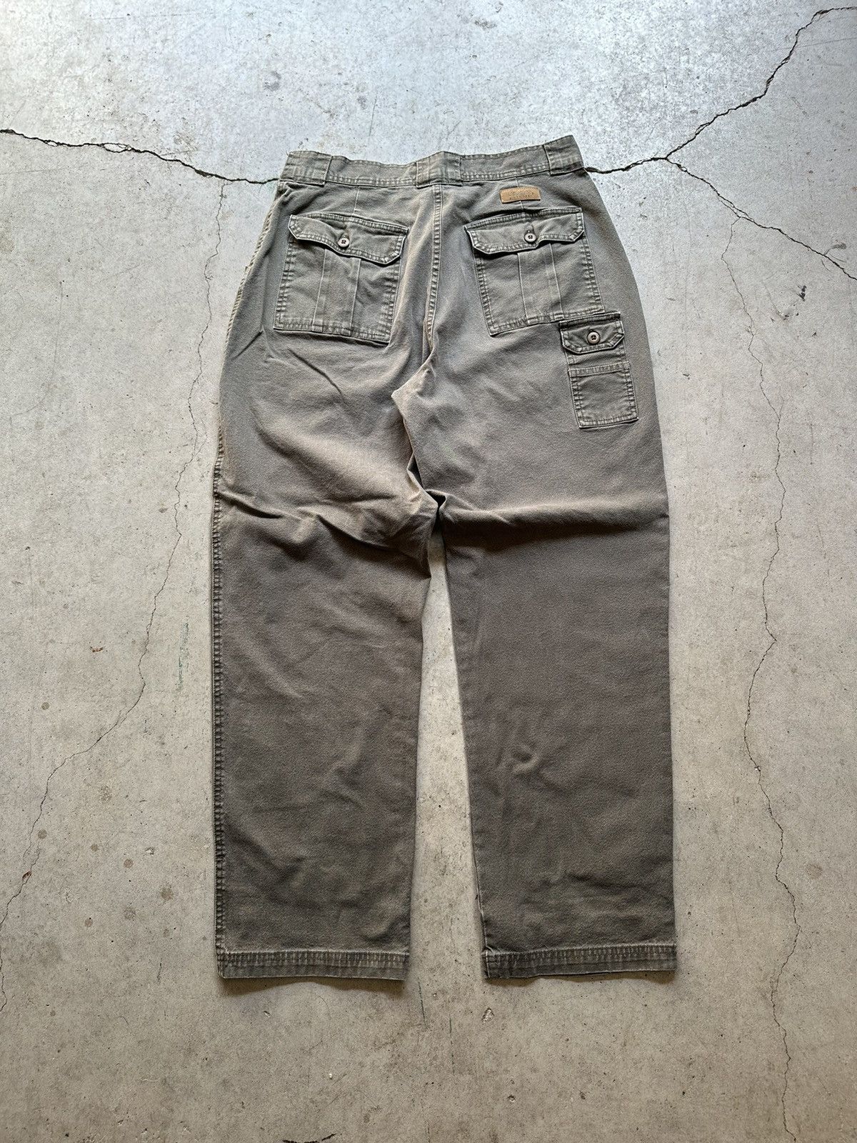Dickies Y2K Vintage Cabelas brown cargo pants Size 36" / US 14 / IT 50 - 2 Thumbnail