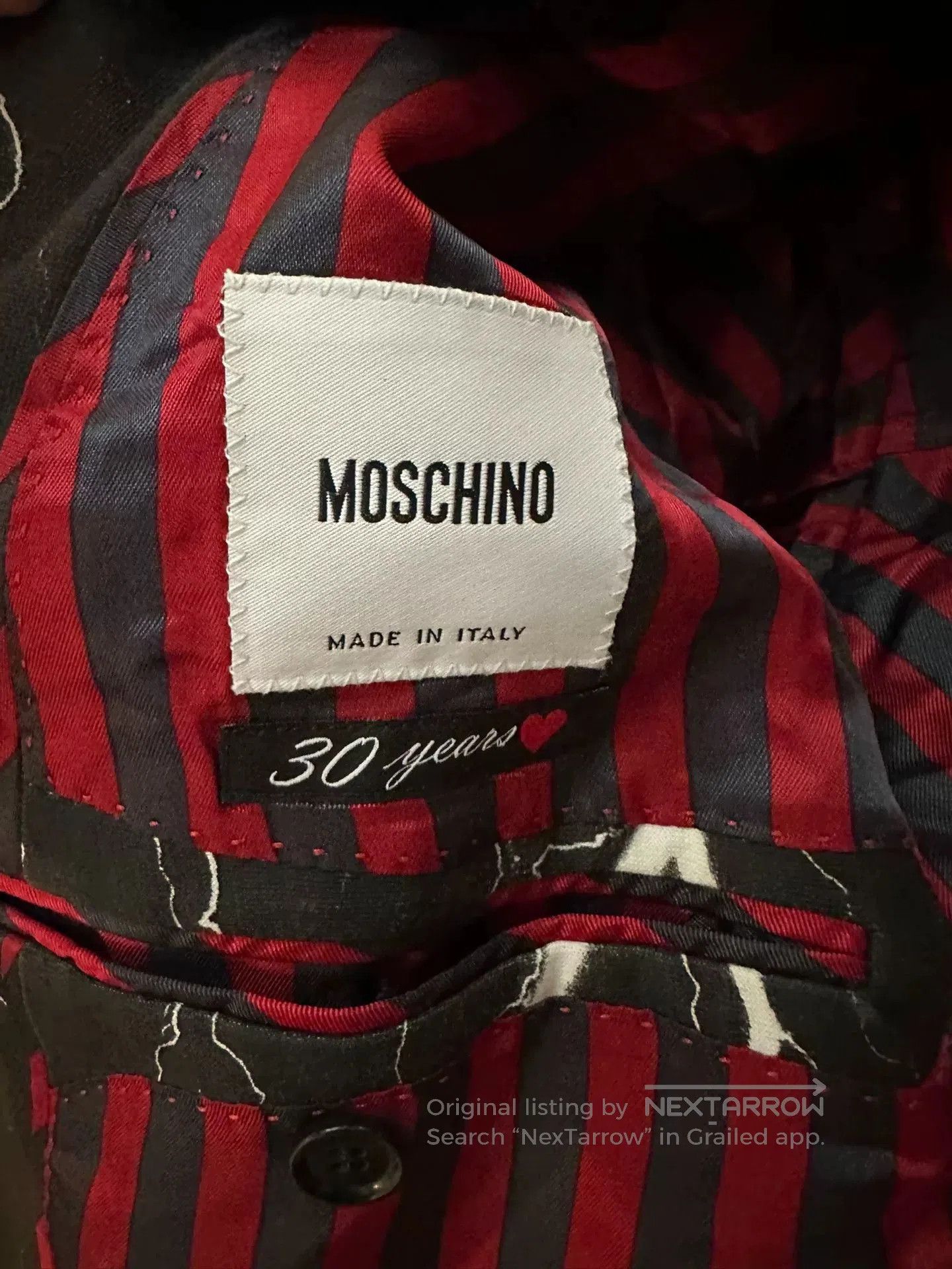 Moschino Moschino Lightning Patchwork Blazer. Size US L / EU 52-54 / 3 - 4 Thumbnail