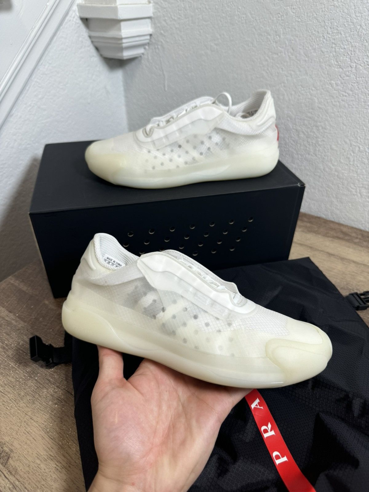 Adidas × Prada Adidas x Prada Luna Rossa 21 Cloud Size 6M 7.5W RETAIL $975 Size US 6 / EU 39 - 1 Thumbnail