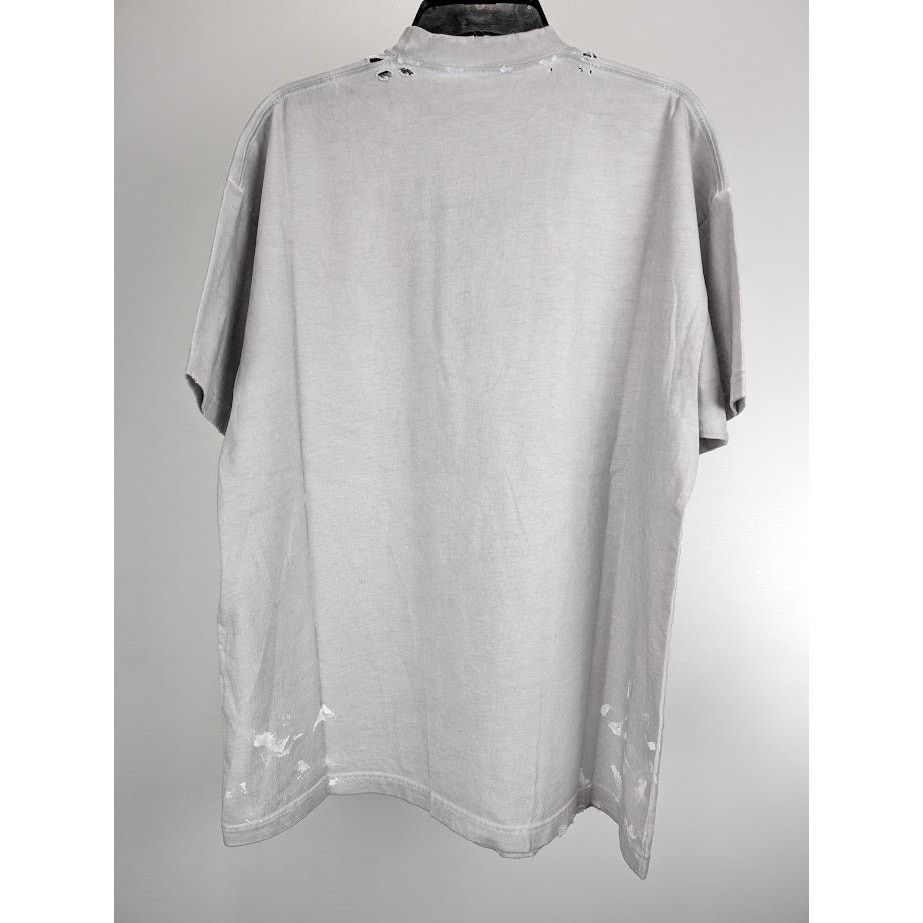 Balenciaga o1rshd1 Short Sleeve T-Shirt in Gray Size US S / EU 44-46 / 1 - 13 Thumbnail