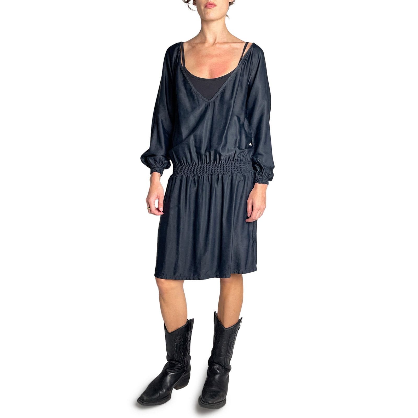 Maison Margiela MM6 Silk Dress Size XS / US 0-2 / IT 36-38 - 4 Thumbnail