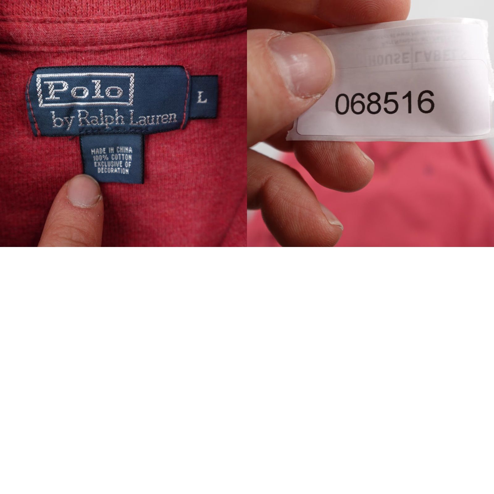 Polo Ralph Lauren Polo Ralph Lauren Sweater Mens Large Red 1/4 Zip Mock Neck Pullover Pony Logo Size US L / EU 52-54 / 3 - 8 Thumbnail