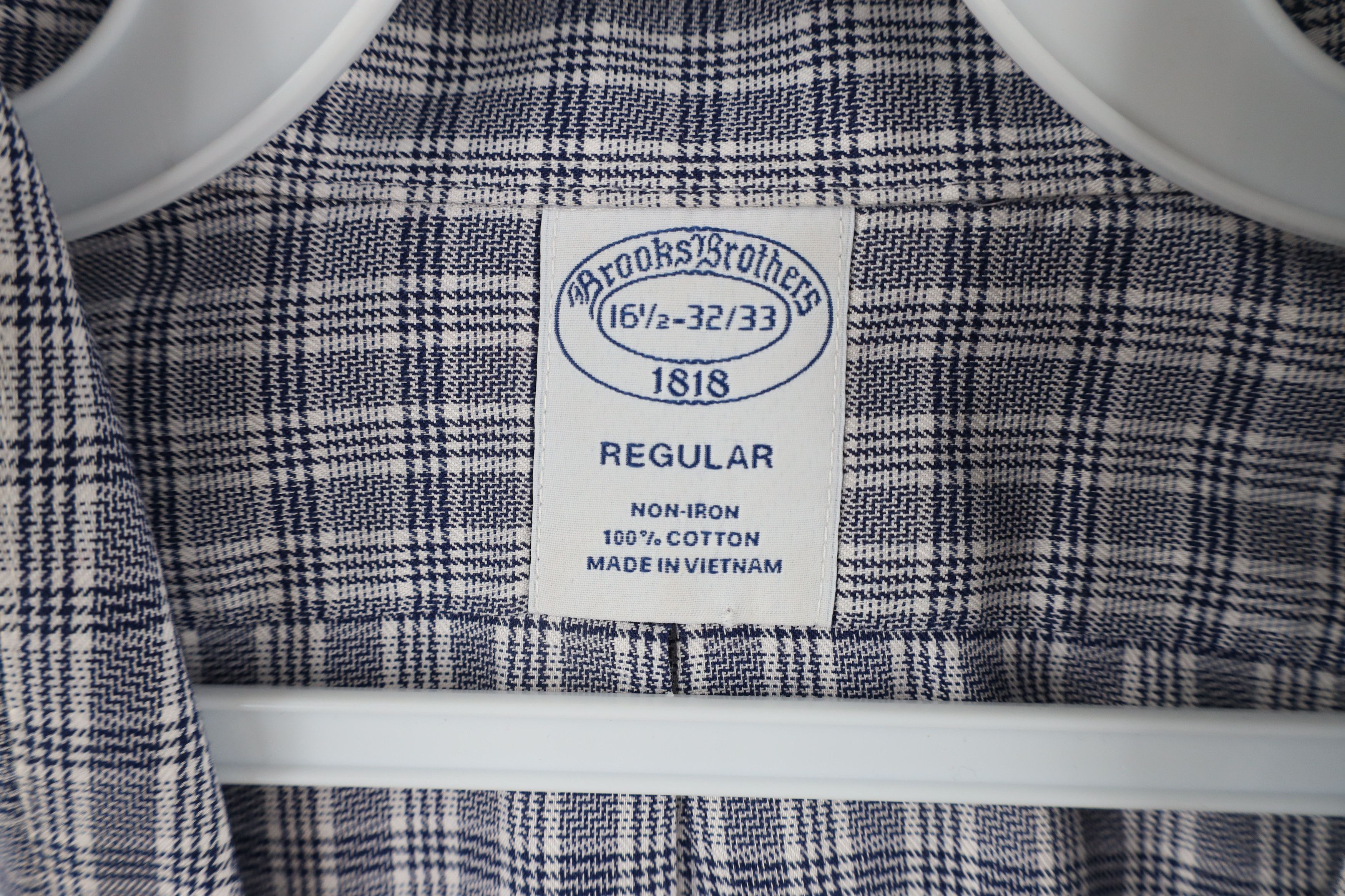 Brooks Brothers × Vintage Vintage Brooks Brothers Button Shirt Cotton Houndstooth Size US L / EU 52-54 / 3 - 5 Thumbnail
