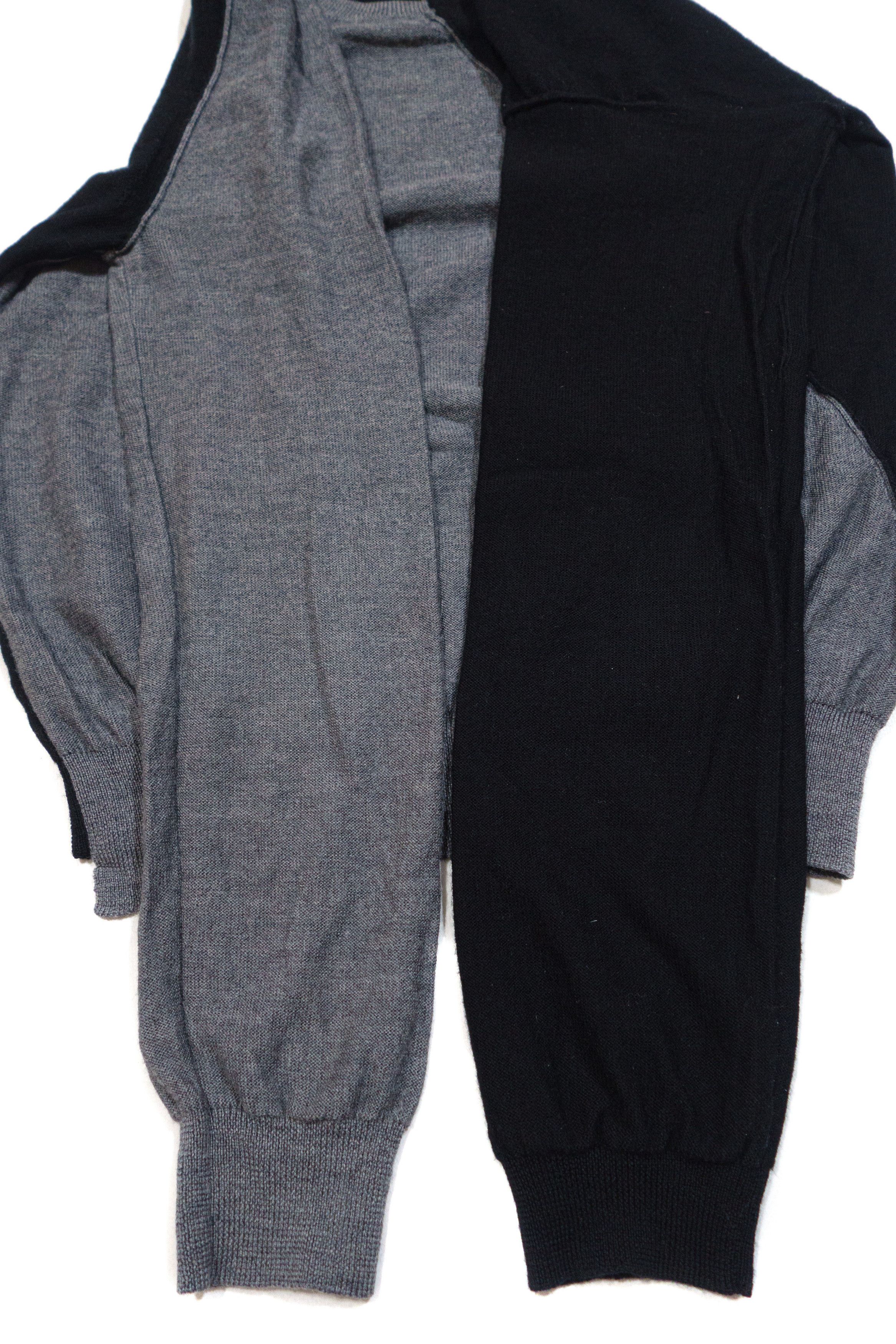 Sonia Rykiel 90S Double Parted Wool Sweater Vintage Size L / US 10 / IT 46 - 5 Thumbnail