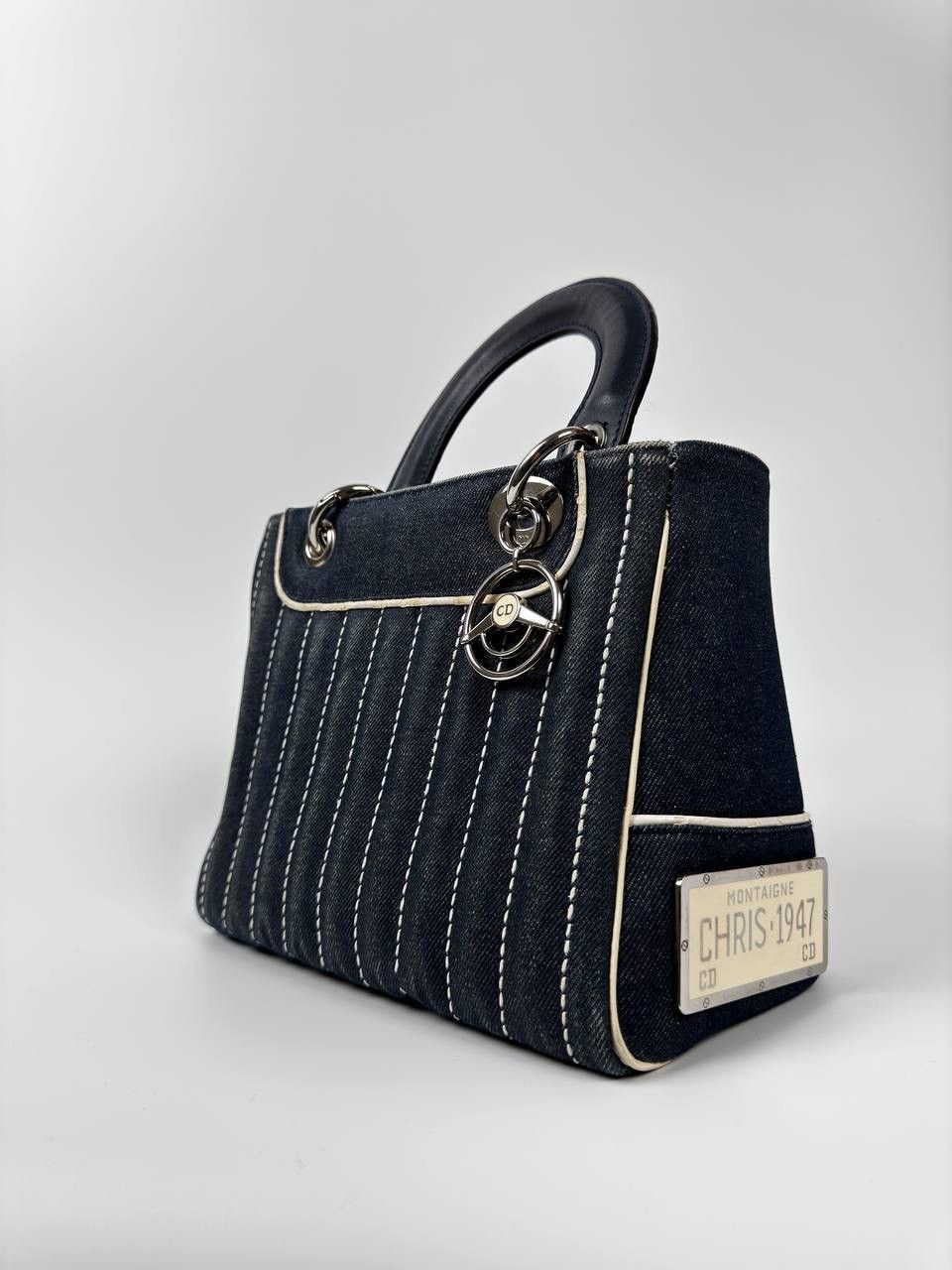 Dior Dior Lady Denim Montaigne Bag Size ONE SIZE - 3 Thumbnail