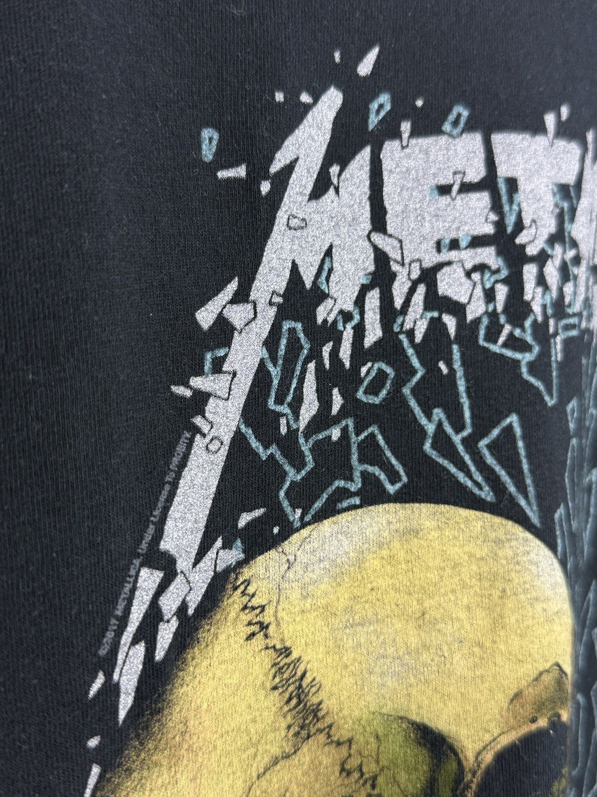 Band Tees 2017 Metallica Sad But True Pushead Skull Graphic Tee Size US M / EU 48-50 / 2 - 3 Thumbnail