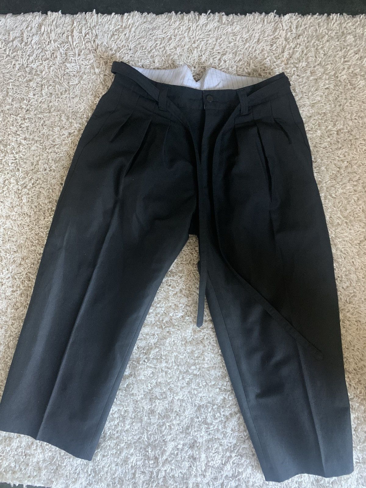Visvim Visvim Black Wool Hakana Pants size 3 | Grailed