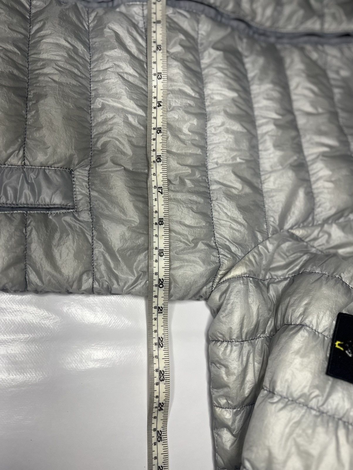Stone Island Stone Island Lightweight Down Jacket Silver Grey – Size L Size US L / EU 52-54 / 3 - 9 Thumbnail