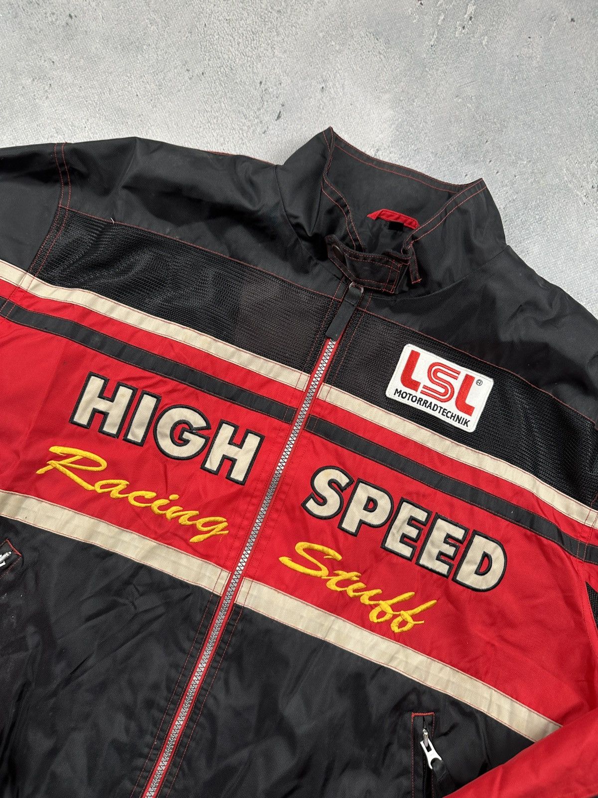 Formula 1 Vintage High Speed Racing Motobike Jacket Y2K Motor Sport Size US XL / EU 56 / 4 - 7 Thumbnail