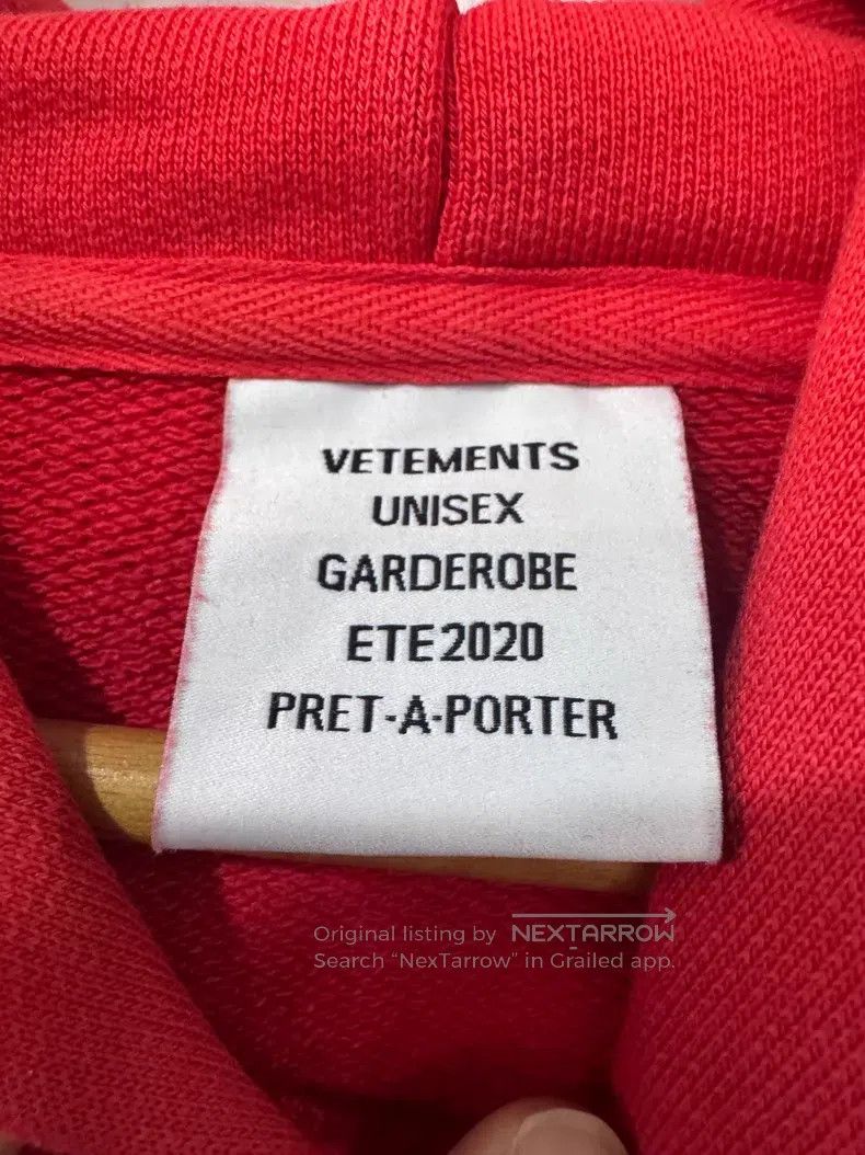 Vetements VETEMENTS Pirate Ship Red Hoodie Size US XS / EU 42 / 0 - 3 Thumbnail