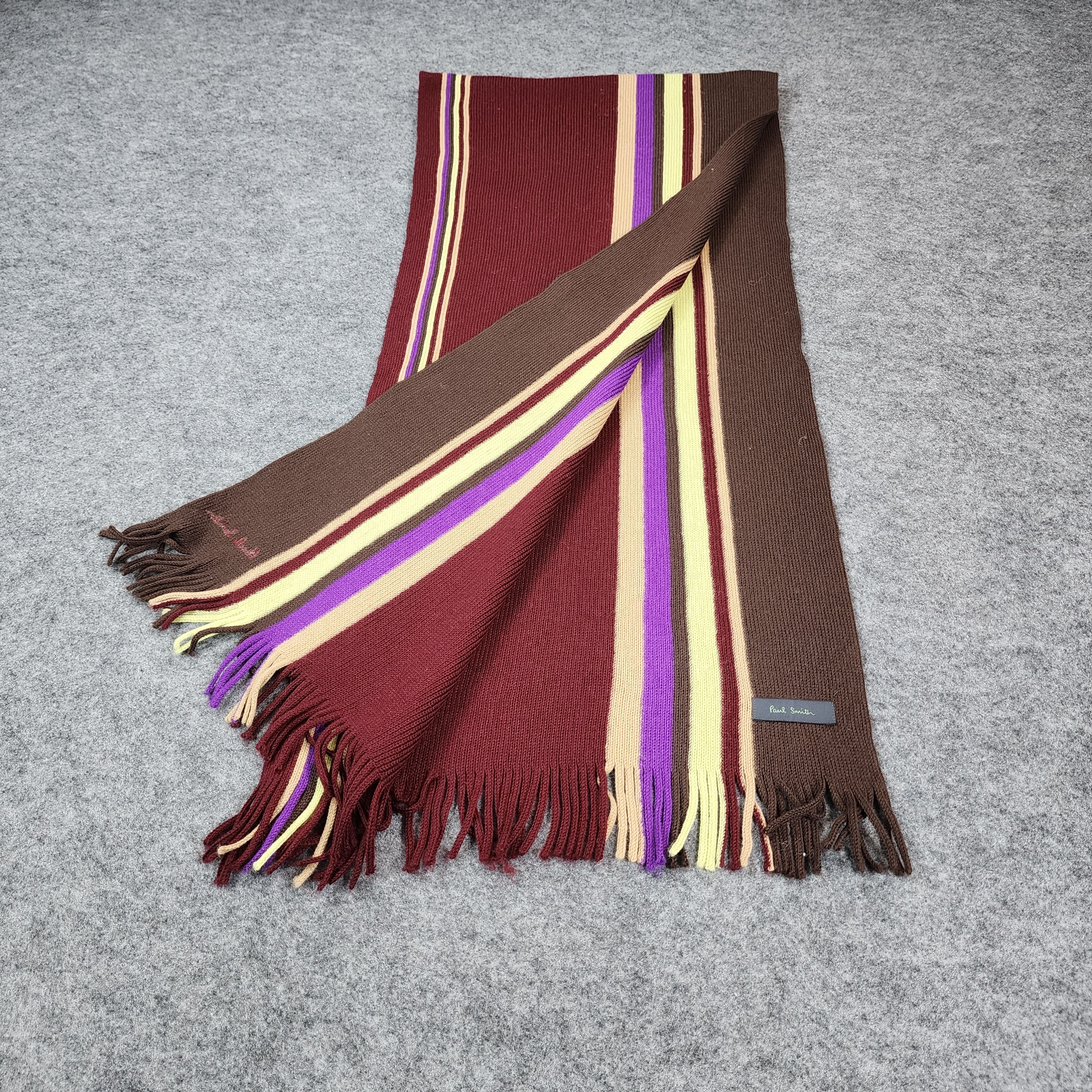 Paul Smith × Vintage Paul Smith Scarf / Muffler / Neckwear DZ047 Size ONE SIZE - 4 Thumbnail