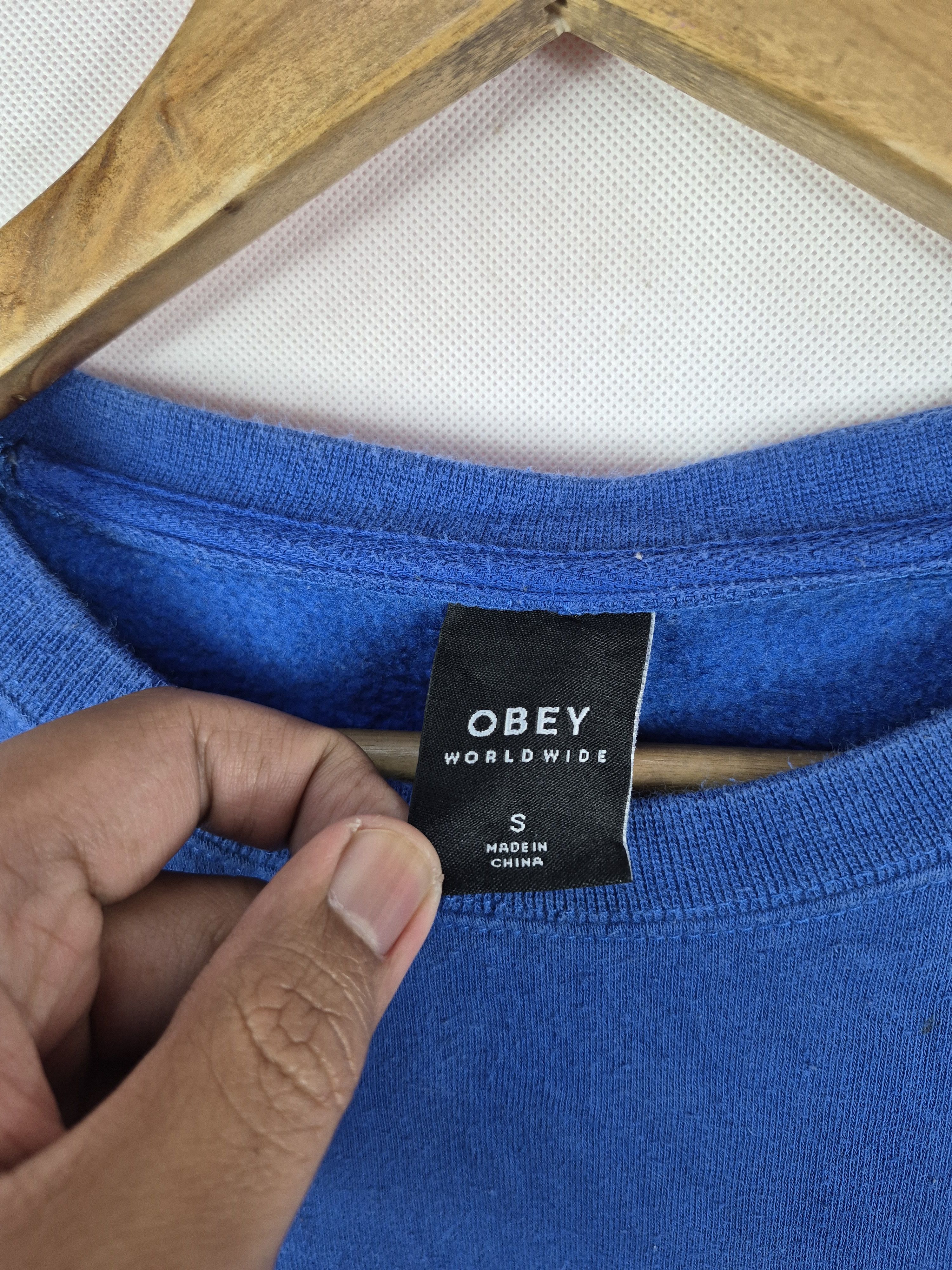 Obey 🔥 Obey Worldwide Spellout Streetwear Skate Sweatshirt Size US M / EU 48-50 / 2 - 5 Thumbnail