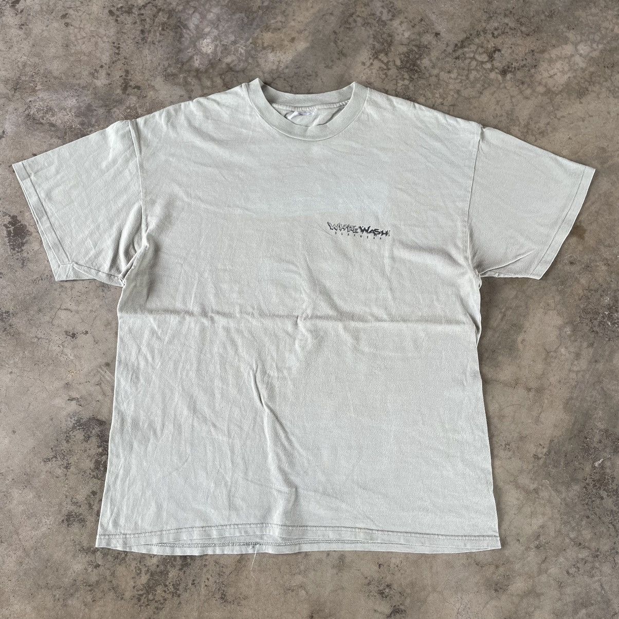 Vintage 🔥🔥Vintage White Wash Big Logo Sun Faded Surfing Tee Size US XL / EU 56 / 4 - 3 Thumbnail