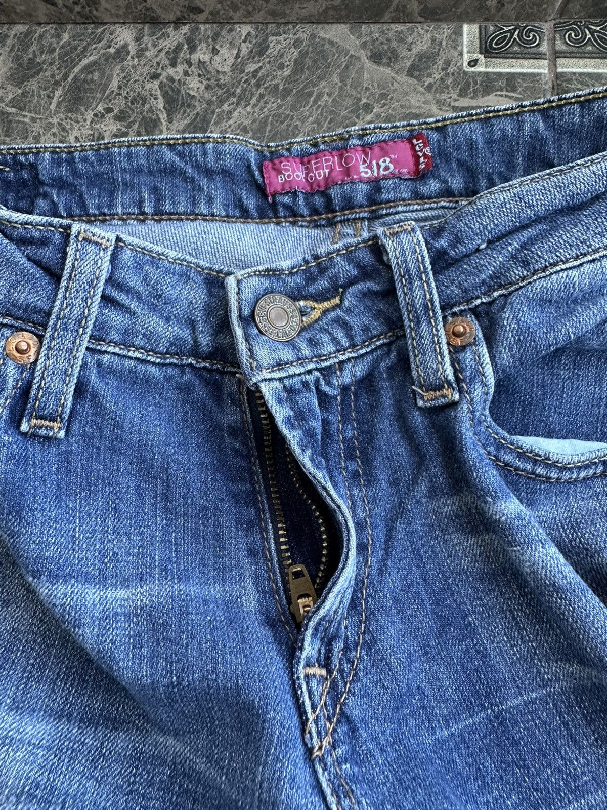 Levi's Vintage Levi’s 518 Low Rise Bootcut Woman Jeans Sz M Size 30" / US 8 / IT 44 - 10 Thumbnail