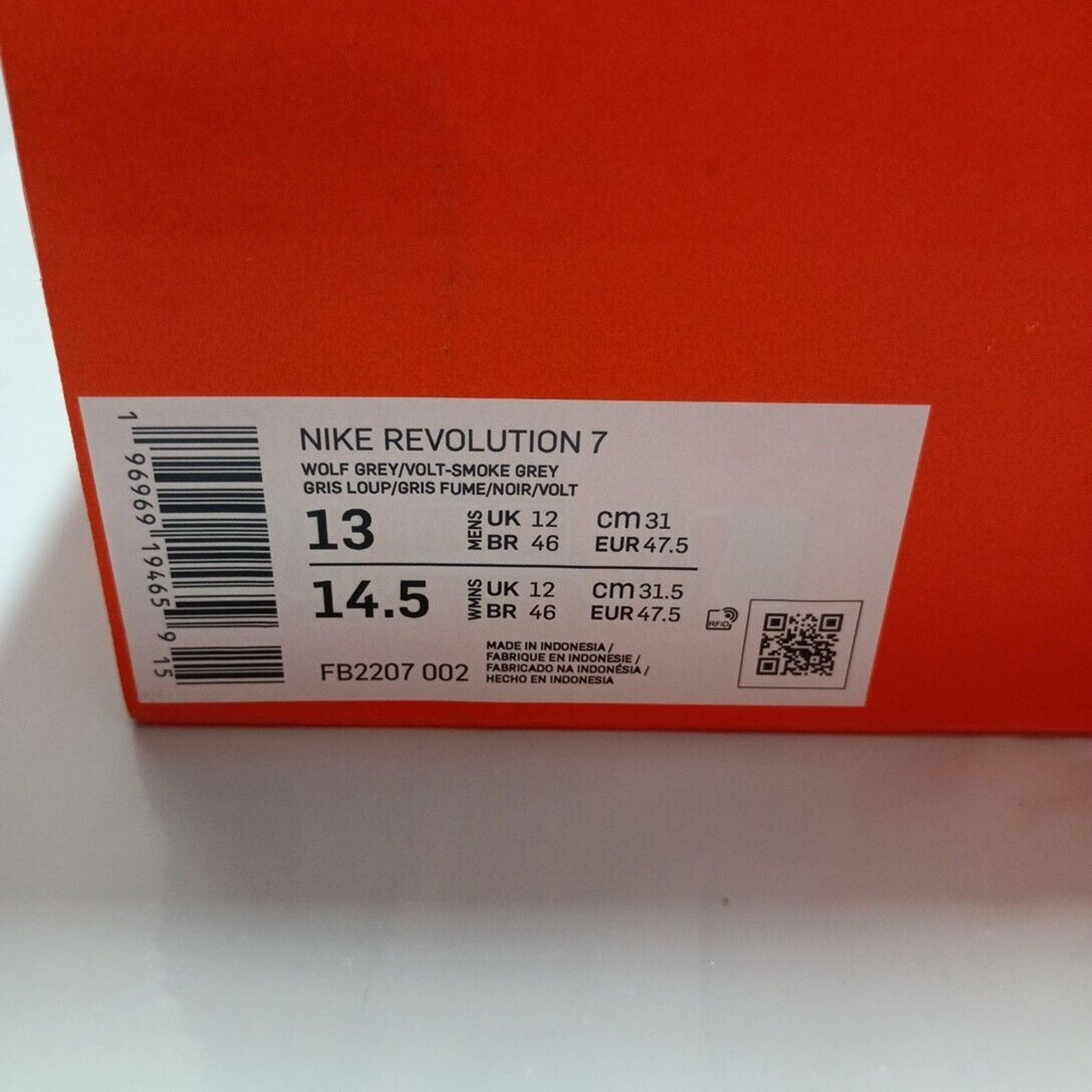 Nike Nike Revolution 7 Wolf Grey Volt Running Shoes Men’s Size 13 Size US 13 / EU 46 - 8 Thumbnail