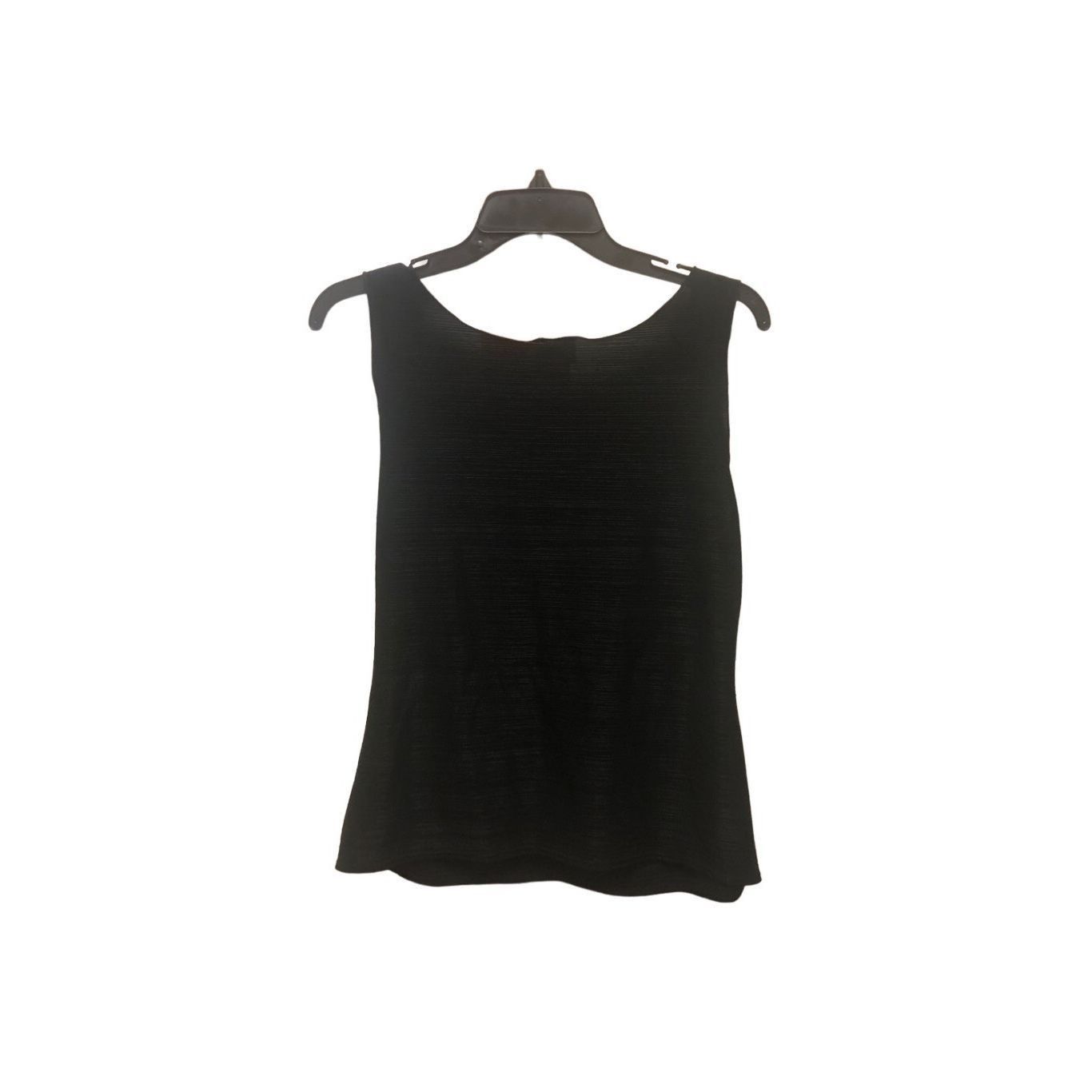 Armani Collezioni Armani Collezioni Women’s Formal Black Center Rose Tank Blouse Size 46 Size L / US 10 / IT 46 - 2 Thumbnail