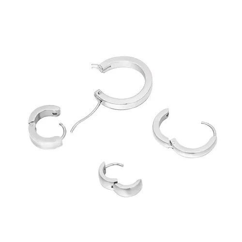 Vintage Vintage hoop earrings Size ONE SIZE - 3 Thumbnail